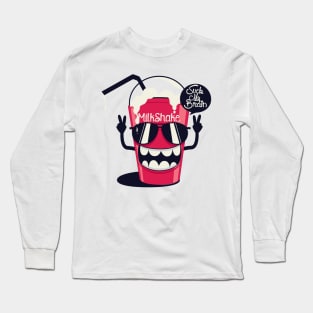 Crazy Milkshake T-Shirt Phone Case Tee Totebag T-Shirt Long Sleeve T-Shirt